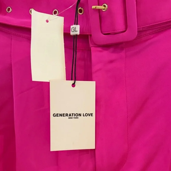 Generation Love Fuchsia Wide Leg Pants - Picture 3 of 4